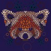 Junior's Design By Humans Red Panda Face By LetterQ T-Shirt - 2 of 3