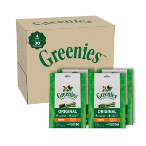 Greenies Chicken Flavor Dental Chews Petite Dry Dog Treats - 1 of 4