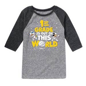 Boys' - Disney - 1st Grade Out Of This World Raglan Graphic T-Shirt - 1 of 4