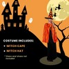 Underwraps Costumes Witch Cape and Hat Adult Costume Set | Orange - 3 of 3