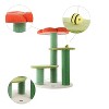 Poppy 3-Tier Modern Jute Flower Cat Tree with Dangling Toy - 3 of 4