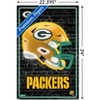 Trends International NFL Green Bay Packers - Neon Helmet 23 Unframed Wall Poster Prints - 3 of 4