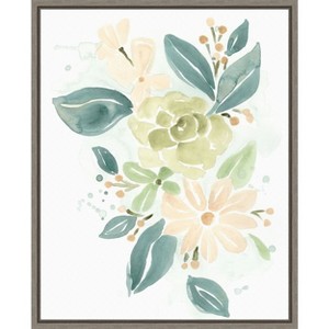 Amanti Art Spring Greens I by June Erica Vess Canvas Wall Art Print Framed 23 x 28-in. - 1 of 4