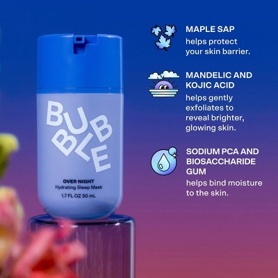 Bubble Skincare Unscented Overnight Hydrating Sleep Mask - 1.7 fl oz
