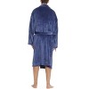 46901-BLK-M #FollowMe Velour Robe / Robes for Men - 3 of 4