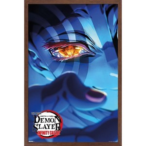 Trends International Demon Slayer: Infinity Castle (2025) - Akaza Key Art Framed Wall Poster Prints - 1 of 4