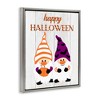 Stupell Industries Happy Halloween Seasonal Gnomes Floating Frame Canvas Art - 2 of 4