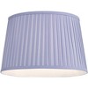 Springcrest Mapo 14" Top x 17" Bottom x 11" High x 11" Slant Lamp Shade Replacement Large Dusty Gray Drum Traditional Softback Washer Harp Finial - 3 of 4