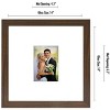 Americanflat 14x14 Wedding Picture Frame with shatter-resistant glass - Available in a variety of Colors - 2 of 4