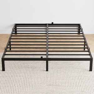 homfan Bed Frame with Under Bed Storage, Heavy Duty Mattress Foundation, Easy Assembly, No Box Spring Needed - 1 of 4