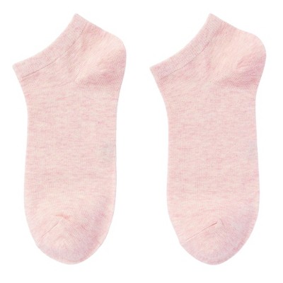 Anna-Kaci Women's 6-Pair Pure Cotton Low Cut Socks Antibacterial Soft Breathable Everyday Comfort Fit