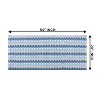 Home Weavers Orion Collection 100% Cotton Bathroom Rug, Non Slip Bath Mat Water Absorbent Soft Shaggy Mat Machine Washable - 3 of 4