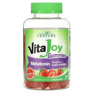 21St Century Vitajoy Melatonin 5Mg Gummies Strawberry 120 Ct - 1 of 4