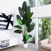 Nearly Natural 9-ft Artificial Travelers Palm Tree - 4 of 4