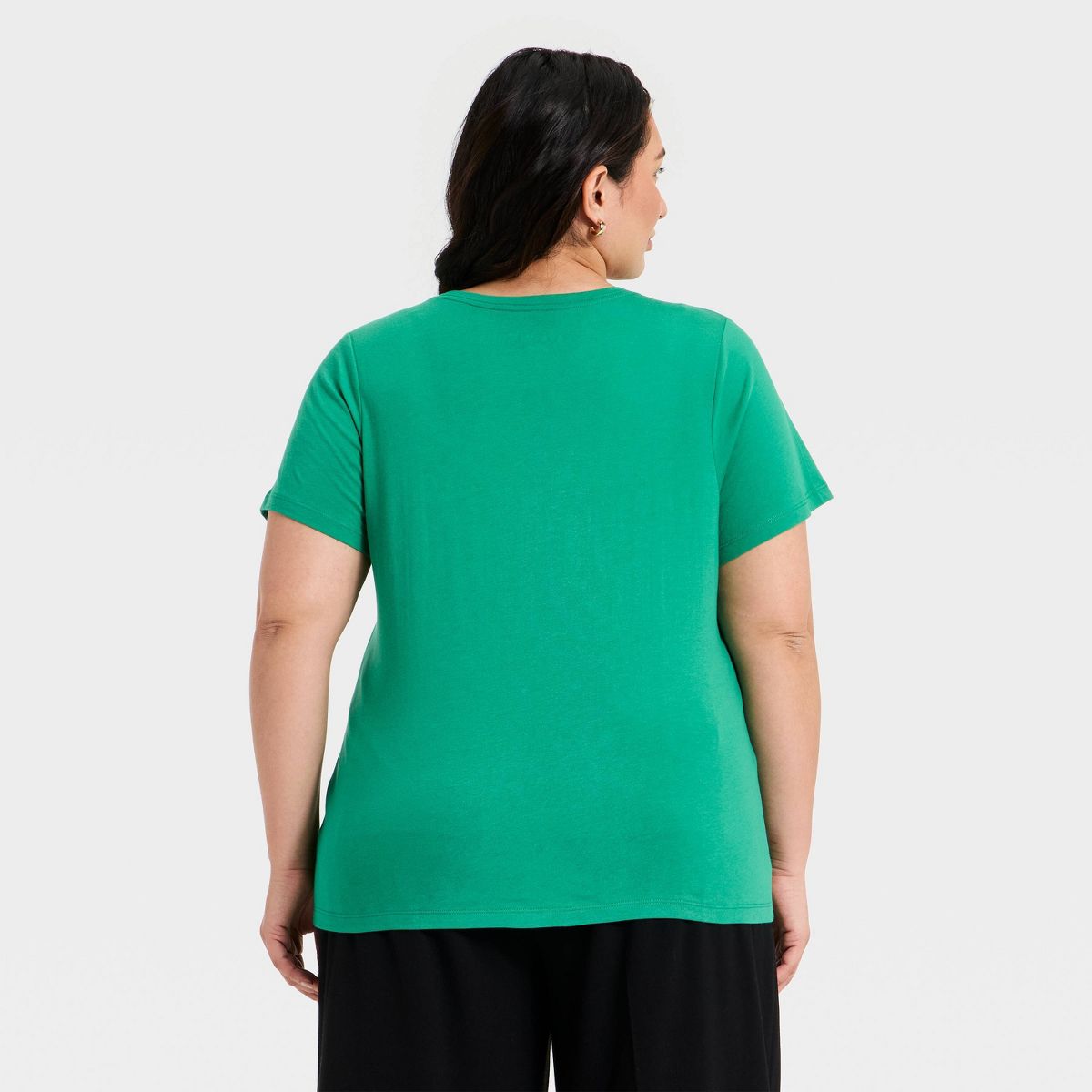 Women's Short Sleeve V-Neck T-Shirt - Ava & Viv™ - thumbnail 8