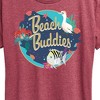 Women's - Disney - Beach Buddies Short Sleeve Graphic T-Shirt - 2 of 4