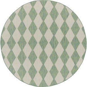 Nourison Positano Modern Diamond Outdoor Rug - 1 of 4