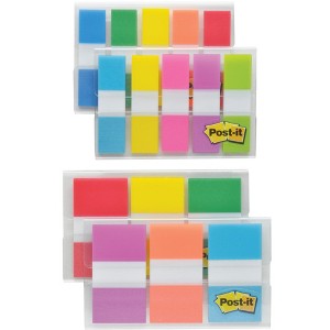 Post-it Flags Combo Pack, 1/2 and 1 Inch, 320 Flags - 1 of 4