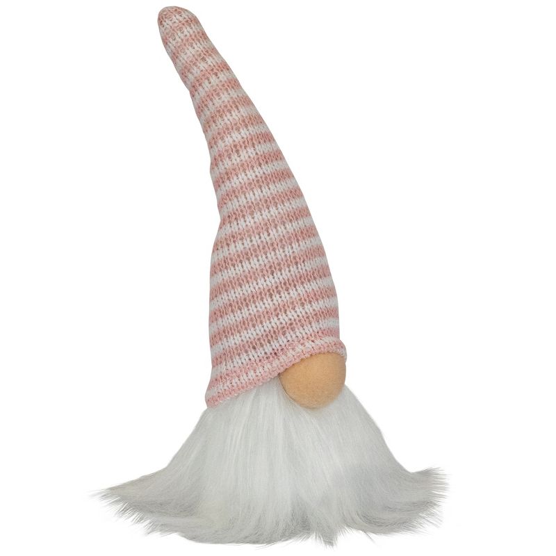 Northlight Striped Hat Spring Gnome - 7.5" - Pink and White, 4 of 6