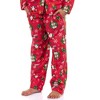 Elf Pajamas Kids I Know Him Coat Front 2-Piece Flannel Lounge Sleep Set - 4 of 4
