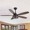 Airsurfer 48" Crystal Ceiling Fan With Light - 2 of 4