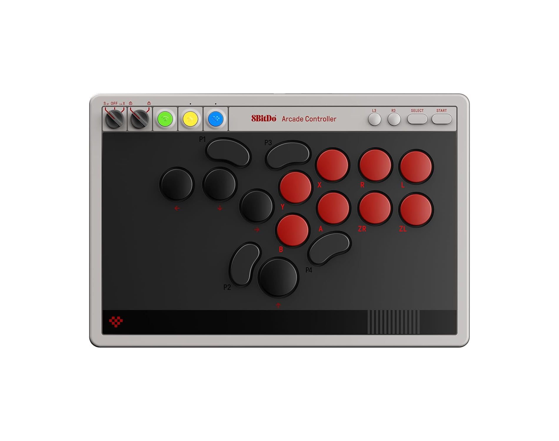 8BitDo All-Button Wireless Arcade Controller for Switch/Switch 2 & Windows