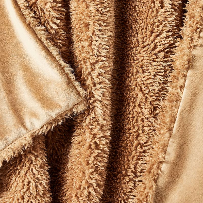 Faux Fur Plush Reverse Throw Blanket - Threshold™ designed with Studio McGee, 4 of 5