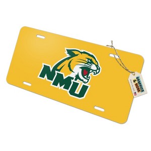 Northern Michigan Secondary Logo Novelty Metal Vanity Tag License Plate - 1 of 4