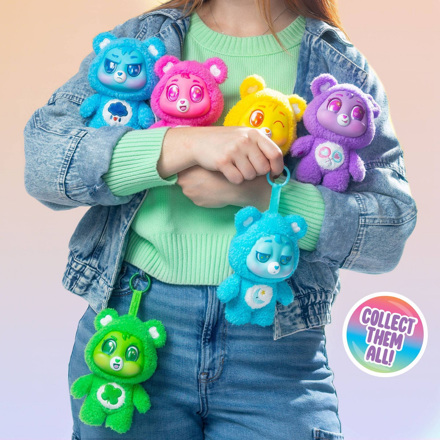 Детская мягкая игрушка Care Bears Surprise Reveal Caring Cuties Plush — фото 7