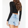 Women's High Rise Denim Shorts - KanCan - 3 of 4