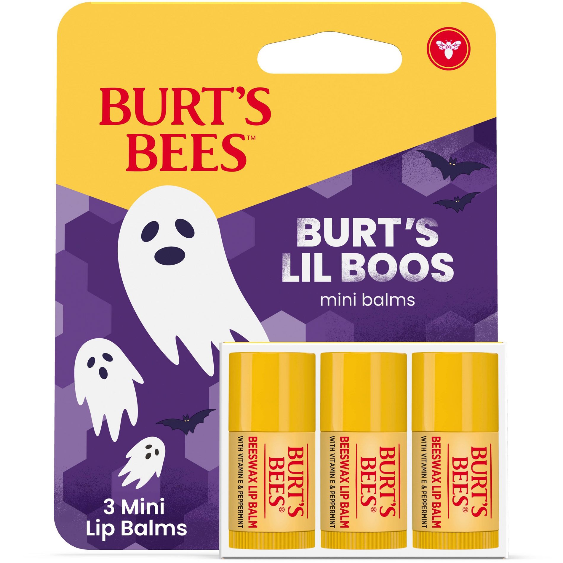 Burt's Bees Beeswax Lip Balm - Halloween - 0.049oz/3ct