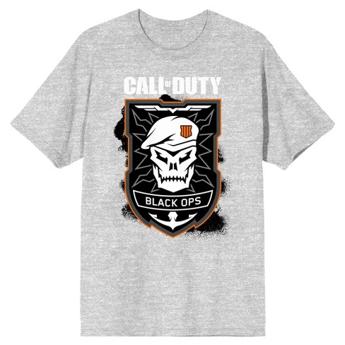 Call Of Duty Black Ops 4 Symbol Men's Heather Short Sleeve Graphic Tee ...