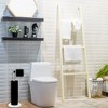 Evideco French Home Goods Freestanding Toilet Paper Holder with Folding Arm and Reserve - 2 of 4