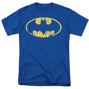 Men's Batman Classic Logo Distressed T-Shirt - 1 of 4