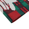 Unique Bargains Christmas Place Mats Linen Red Green White 13"x17.7" 2Pcs - 4 of 4