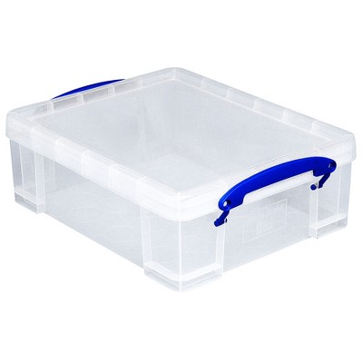 Really Useful Box 8.1 Liter Plastic Stackable Storage Container Bin ...