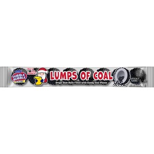 Dubble Bubble Lumps of Coal 8 Ball Tube Christmas Chewing Gums - 2.3oz - 1 of 4