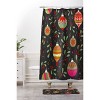 Emanuela Carratoni Christmas Vintage Ornaments Shower Curtain - Deny Designs - image 3 of 3