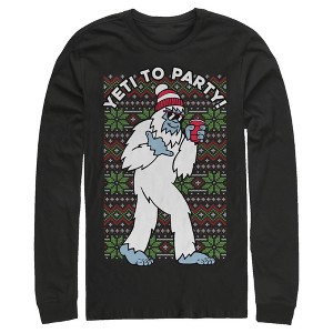 Men's Lost Gods Yeti to Party Long Sleeve Shirt - 1 of 4