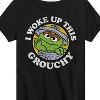 Boys' - Sesame Street - Woke Up This Grouchy Short Sleeve Graphic T-Shirt - 2 of 4
