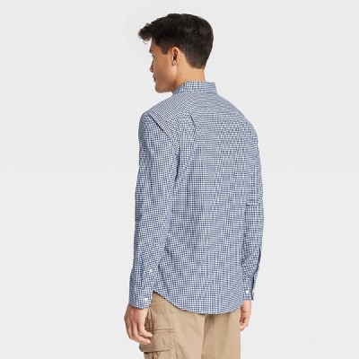 Goodfellow & Co Men's Long Sleeve Button Down Shirt – Solid – Cotton/Nylon/Spandex Blend