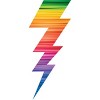 Adult Design By Humans Lightning Bolt Thunder Storm Pride By heybert00 T-Shirt - 2 of 2
