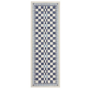 COZONY Washable Modern Abstract Checkered Low Pile Area Rug for Living Room Bedroom Dining Room - 1 of 4