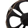 Metal Film Reels Wall Decor Black - Olivia & May: Vintage Iron Sculpture, 'TAKE 1' Typography - image 2 of 4