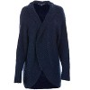 Memoi Women's Fuzzy Cocoon Loose Open-Front Cardigan Sweater - 4 of 4