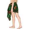 LA LEELA Women's Beachwear Summer Bikini Wraps Beach Wrap Sarong Coverups Skirt Swimwear Bathing Suit Swim Cover Ups for Womens One Size Black, Floral - 4 of 4