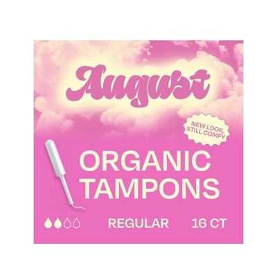 Its August Organic Regular Tampons - 16pk