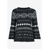 ellos Patterned A-Line Sweater - 4 of 4