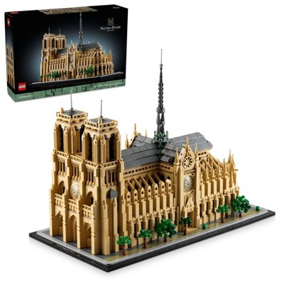 Lego Architecture Notre dame De Paris Replica Build And Display Set 21061 Target