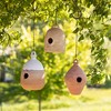 Sullivans 11.75" Pueblo Terracotta Birdhouse - 3 of 3